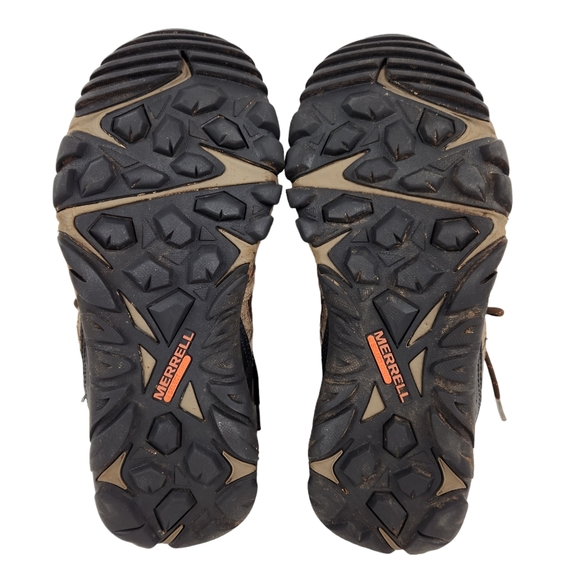 Merrell Outmost Vent Slate Black Suede Leather Hiking Boots Men's Size 8 - Picture 9 of 11